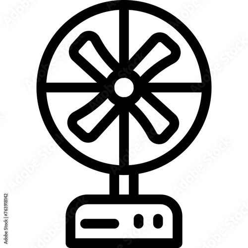 Electric fan Vector Icon Design Illustration