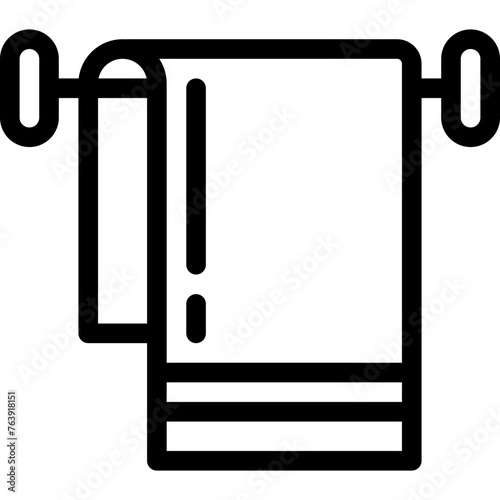 Towel Vector Icon Design Illustration