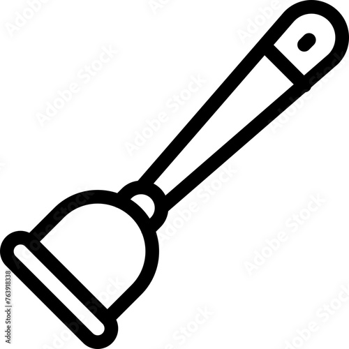 Plunger Vector Icon Design Illustration