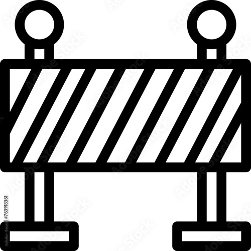 Barrier Vector Icon Design Illustration