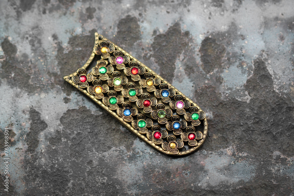 Antique 1920s Art Deco Czech Bohemian Filigree Ornate Brooch Dress Clip, Multicolor Crystal Rhinestones, Unique Jewelry Jewellery Antique 1920s Art Deco Czech Bohemian Filigree Ornate Brooch Dress Clip, Multicolor Crystal Rhinestones, Unique Jewelry Jewellery