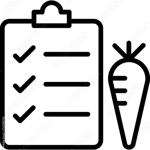 Diet Vector Icon Design Illustration