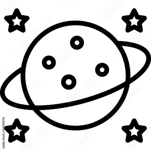 Planet Vector Icon Design Illustration