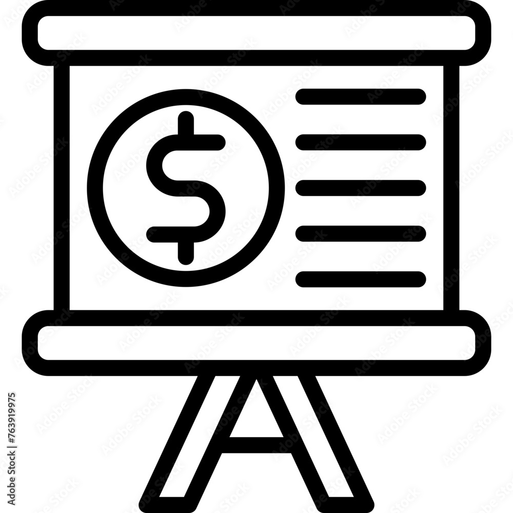 Presentation Vector Icon Design Illustration Presentation Vector Icon Design Illustration