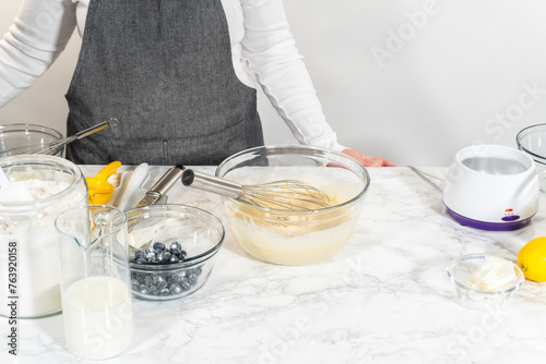 Crafting Lemon, Blueberry, and Vanilla Bundt Cakes