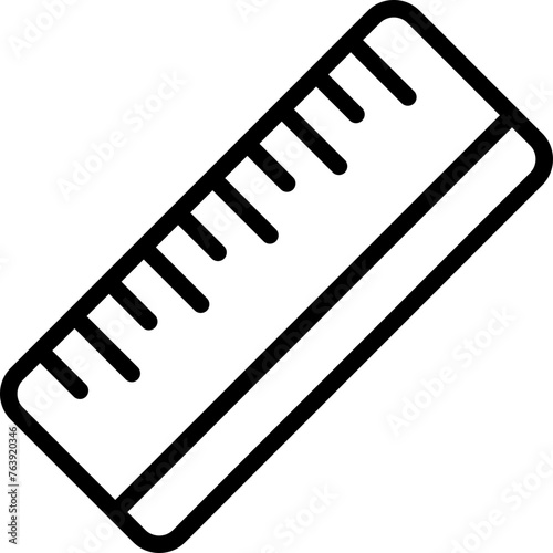 Ruler Vector Icon Design Illustration