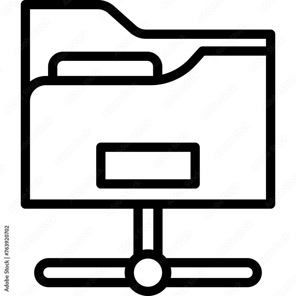Folder Vector Icon Design Illustration Folder Vector Icon Design Illustration