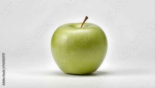 Green apple isolated in a white background © Nadeesha