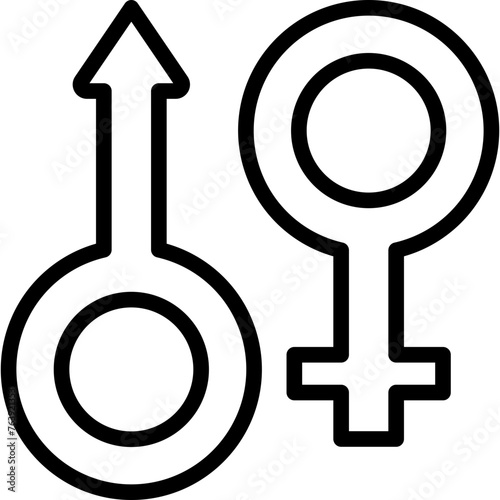 Genders Vector Icon Design Illustration