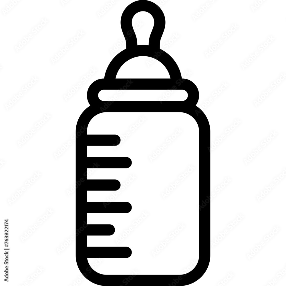 Milk Bottle Vector Icon Design Illustration Milk Bottle Vector Icon Design Illustration