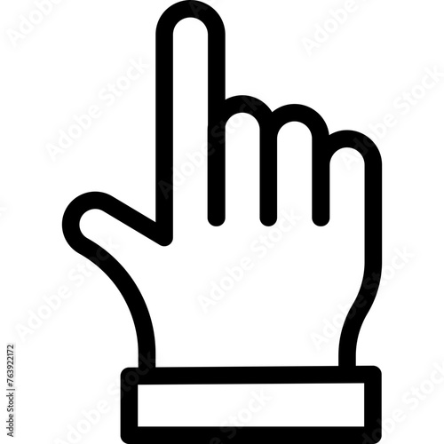Hand Vector Icon Design Illustration