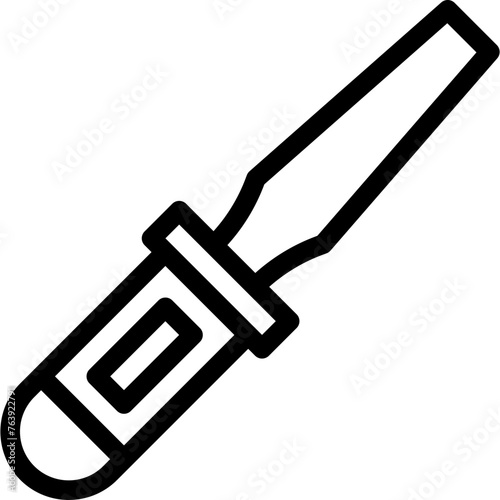 Chisel Vector Icon Design Illustration