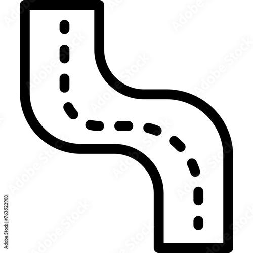 Road Vector Icon Design Illustration