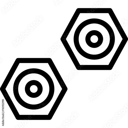 Nut Vector Icon Design Illustration