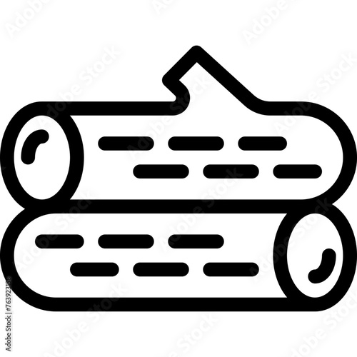 Wood Vector Icon Design Illustration