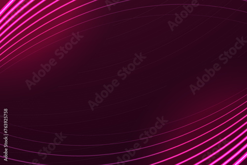 Gradient red laser glowing abstract background. Futuristic tunnel horizontal web banner. Modern tech style. Dynamic graphic template for wallpaper, mobile screen