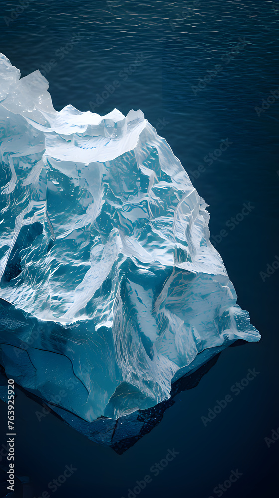 Obraz premium ice cubes. Generative AI