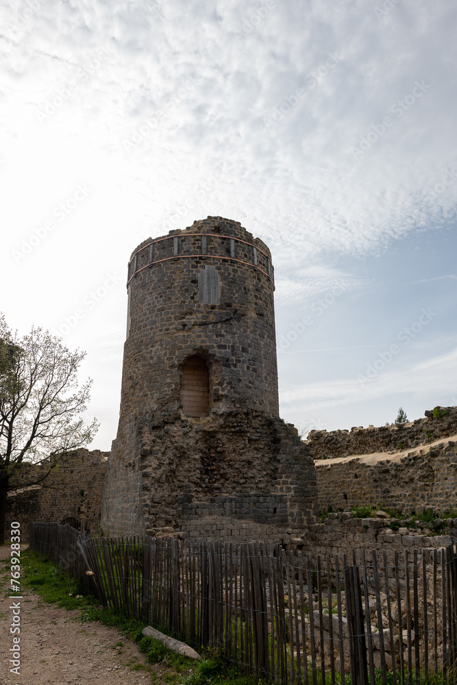 ruins of the castle, Clermont L'herault , France