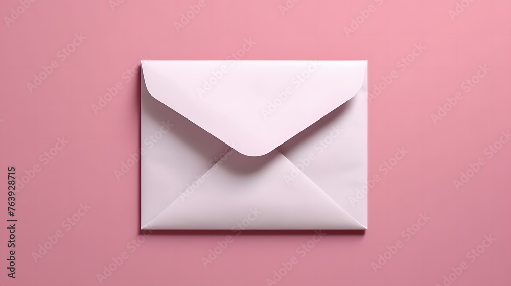 Envelope on a desk mockup Envelope on a desk mockup