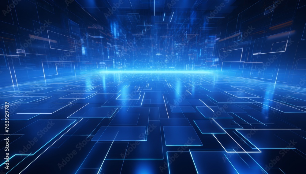 Modern hi-tech background. Blue futuristic background. Digital concept background. Modern hi-tech background. Blue futuristic background. Digital concept background.