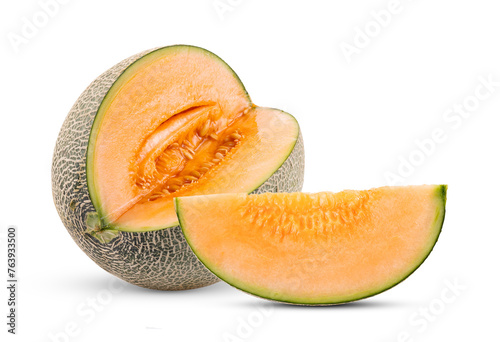 Melon isolated on transparent png