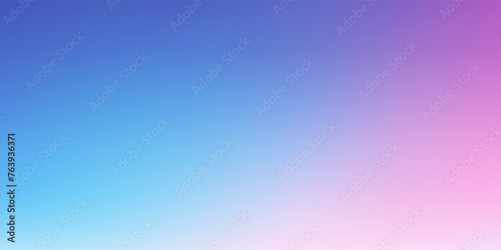 Blurred banner with pink, blue, purple, violet gradient background. Abstract backdrop for your template, design.
