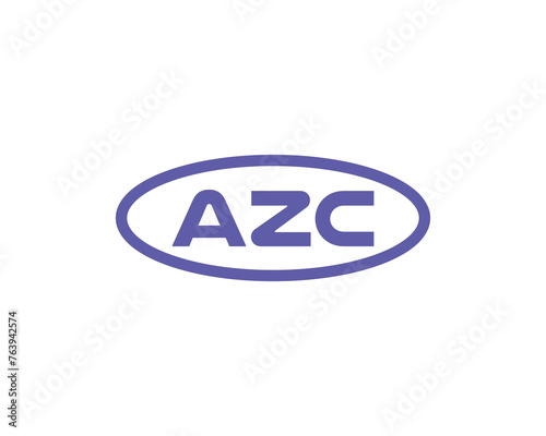 AZC logo design vector template