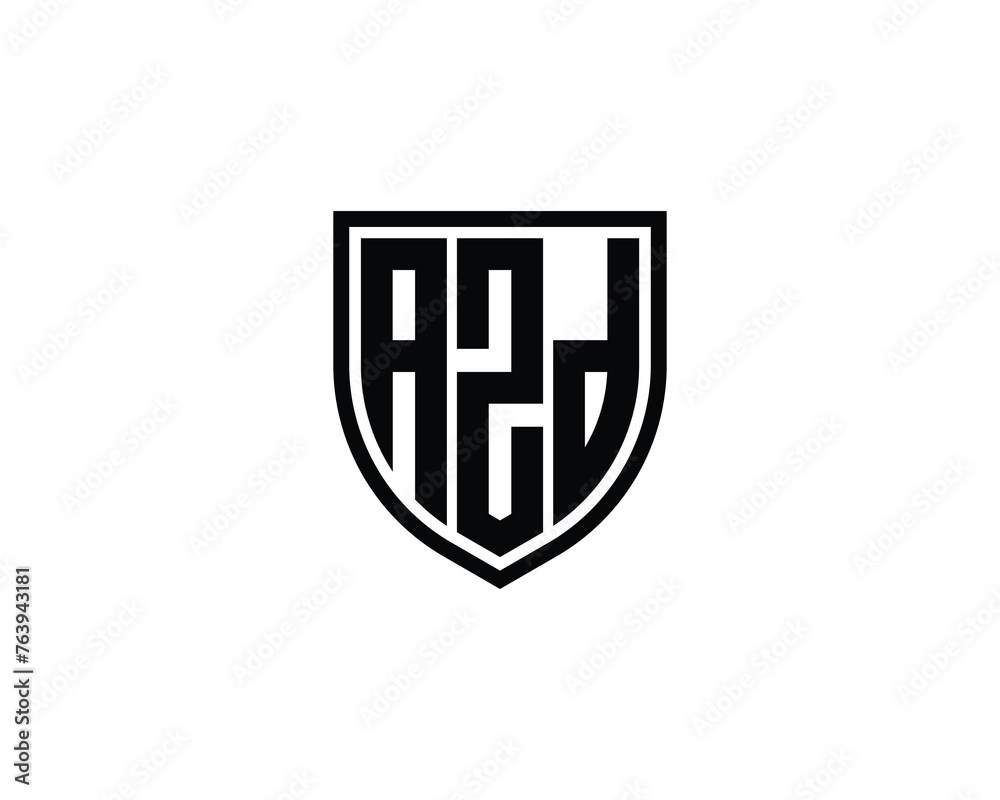 AZD logo design vector template AZD logo design vector template