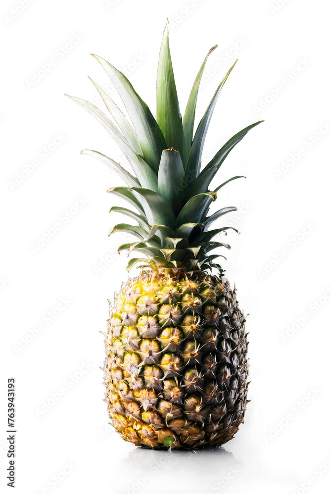 pineapple fruit isolated on a white background photo pineapple fruit isolated on a white background photo