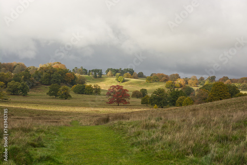 English parkland countryside