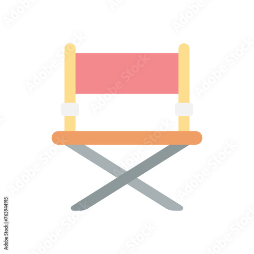 Flat Color Red Carpet vector icon