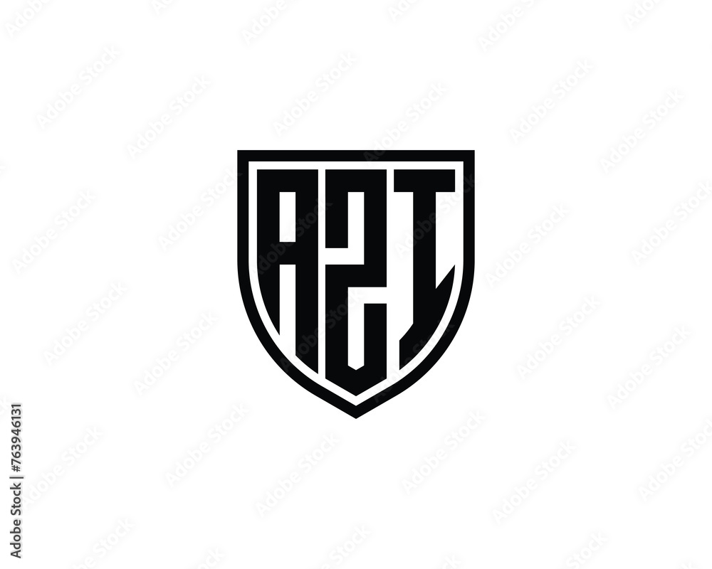 AZI logo design vector template AZI logo design vector template