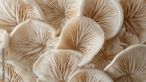 Oyster Mushrooms Cluster Detail