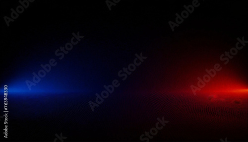 Black anthracite background and red and blue gradients  space for text  abstract texture created with light 