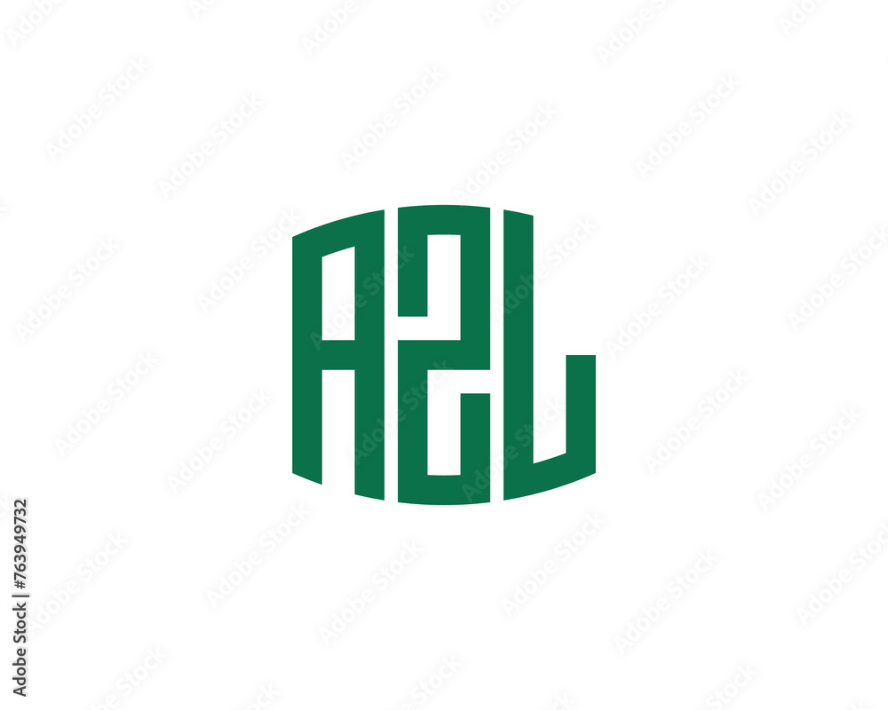 AZL logo design vector template