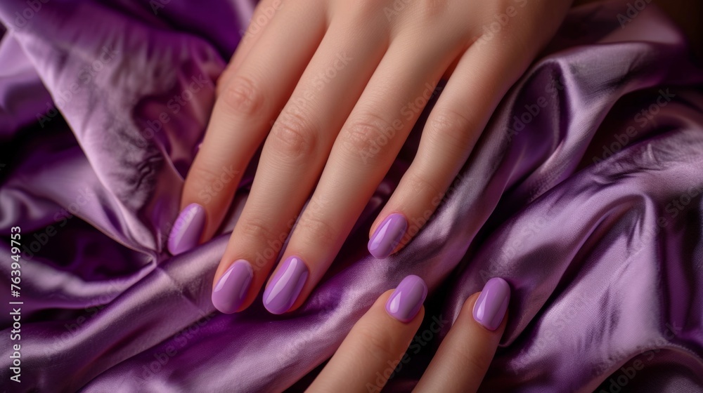 Painted women's nails Painted women's nails