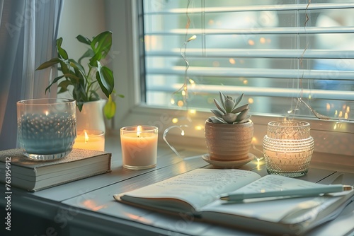 Tranquil Ambiance: Calmness in Candlelight