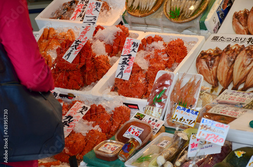 Nijo Market at Sapporo City in Hokkaido