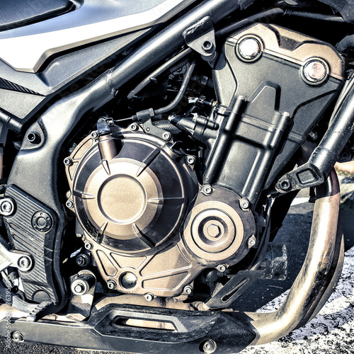 Close-up of a motorcycle engine © Igor