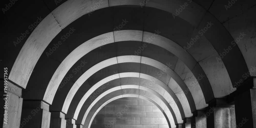 minimalist concrete  geometric  building architecture  detail ceiling of an art decoration building,