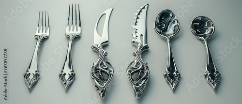 Prescription for innovation build intricate cutlery inspired by extraterrestrial technology merging form with function