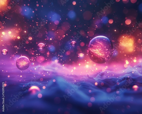 Backgrounds come alive with orbs of light where magic dances in the air and bokeh blurs the edges of fantasy and reality