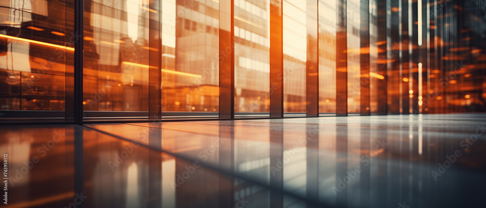 A spacious room flooded with natural light from numerous windows, creating a stunning reflection of a skyscraper glass facade. Abstract background design. Business and finance building concept A spacious room flooded with natural light from numerous windows, creating a stunning reflection of a skyscraper glass facade. Abstract background design. Business and finance building concept