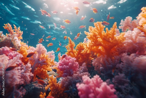 An image of a Red Sea coral colony.