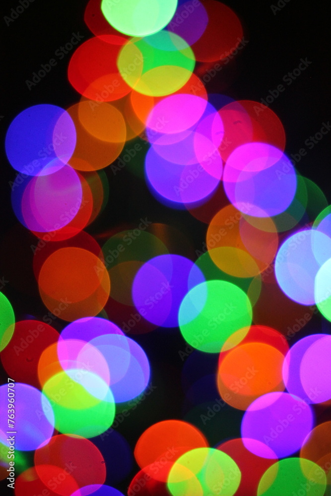 abstract colorful disco bokeh background