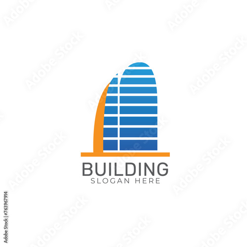 Real estate building construction vector icon design icon