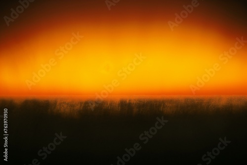 Sunset over the sea, Shallow depth of field, Toned