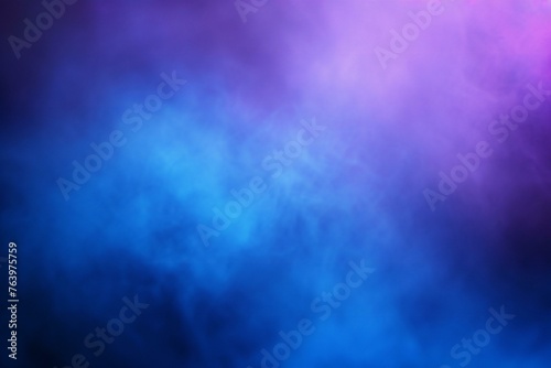 Blue and purple smoke on a black background, Abstract background for design