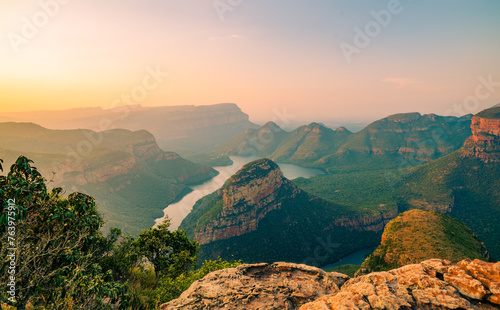 Schilderij op canvas Blyde River Canyon