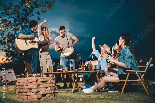 summer party camping of fri...